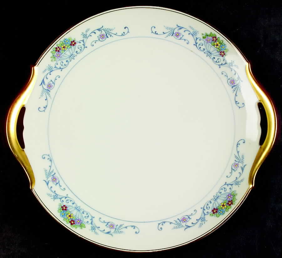 The Malvern Handled Cake Plate by Tirschenreuth-1