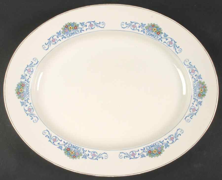 The Malvern 16" Oval Serving Platter by Tirschenreuth-1