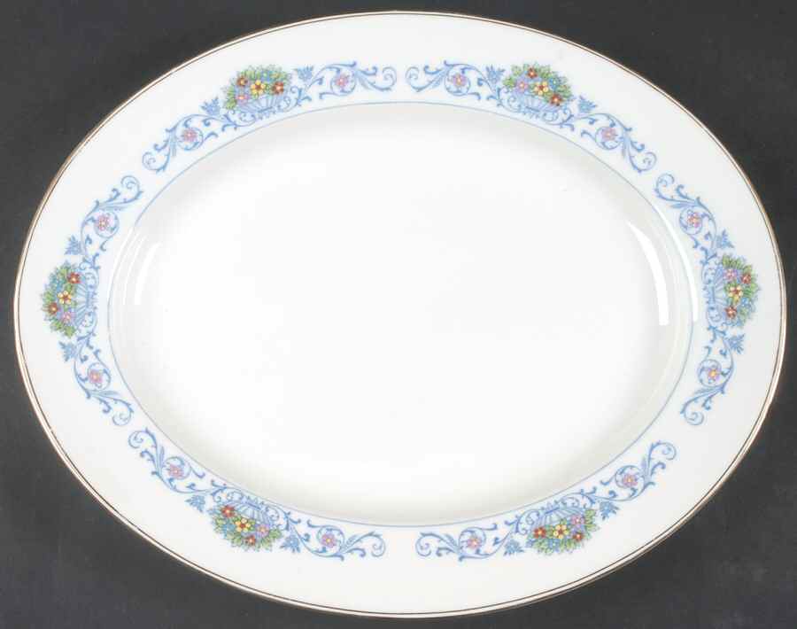 The Malvern 14" Oval Serving Platter by Tirschenreuth-1