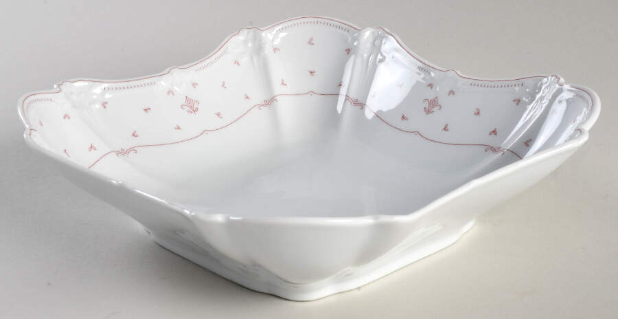 Marie Rouge 8" Square Vegetable Bowl by Tirschenreuth-1