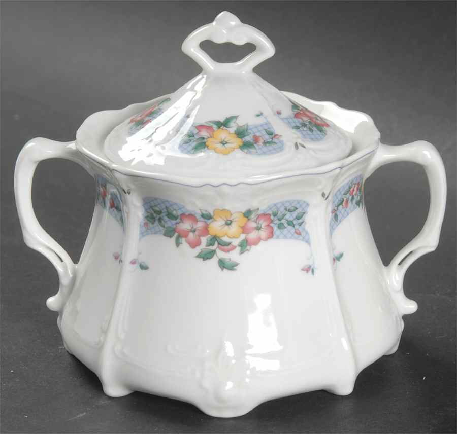 Marielle Sugar Bowl & Lid by Tirschenreuth-1