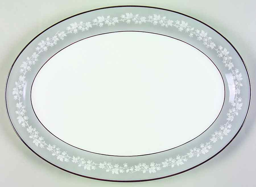 Mayflower 15" Oval Serving Platter by Tirschenreuth-1