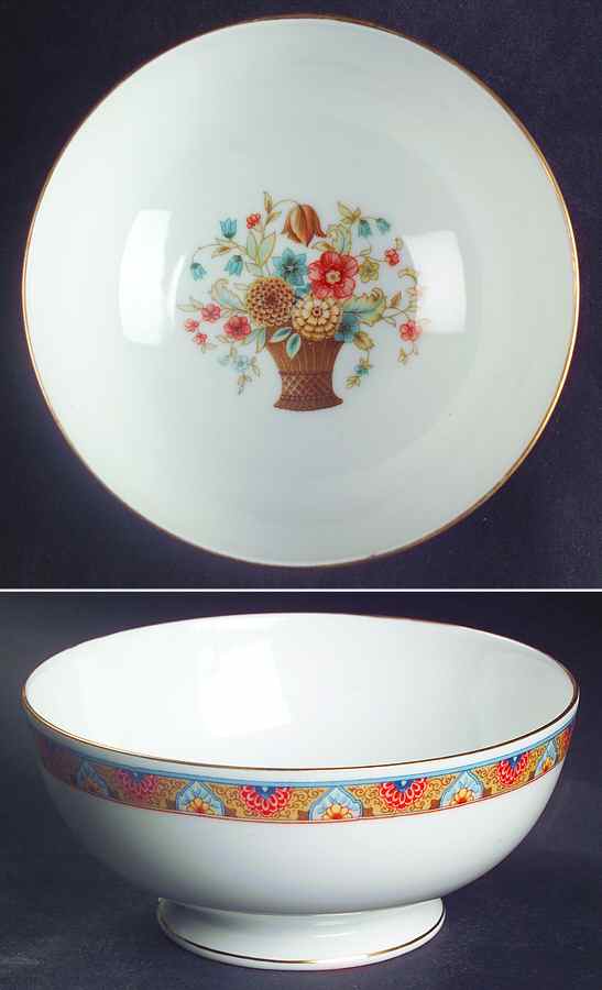 Melrose Cranberry Bowl by Tirschenreuth-1