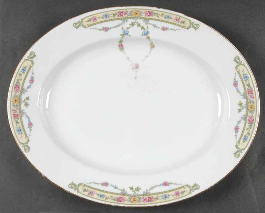 Monmouth 14" Oval Serving Platter by Tirschenreuth-1
