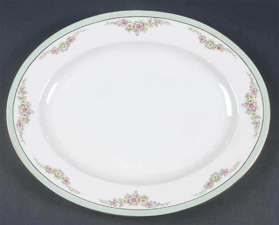 The Montrose 14" Oval Serving Platter by Tirschenreuth-1