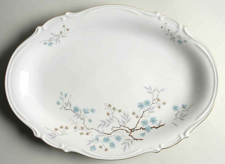 Naomi 15" Oval Serving Platter by Tirschenreuth-1