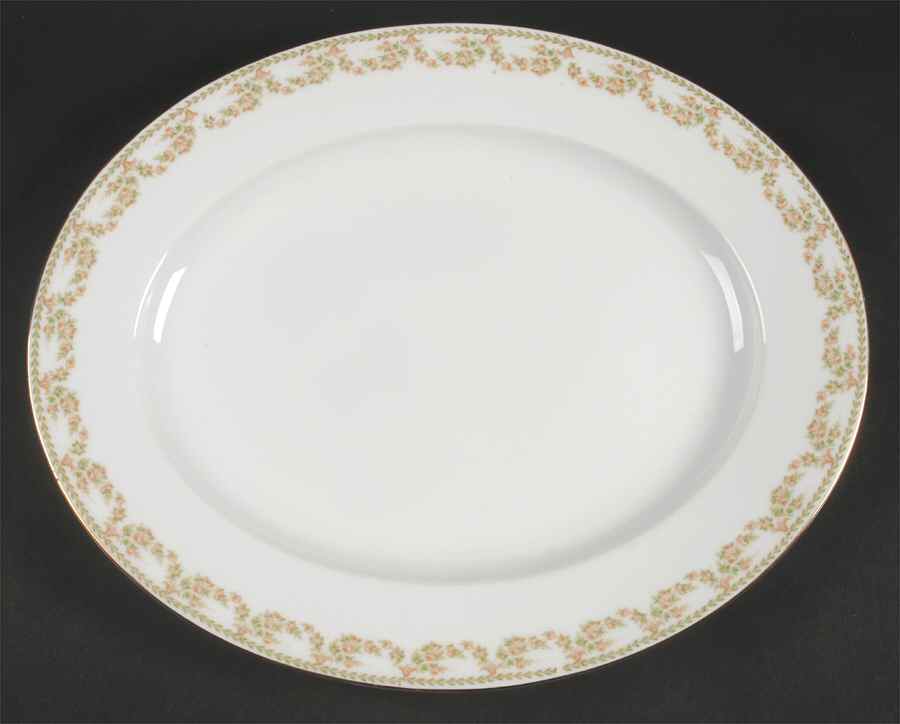 Newport 14" Oval Serving Platter by Tirschenreuth-1
