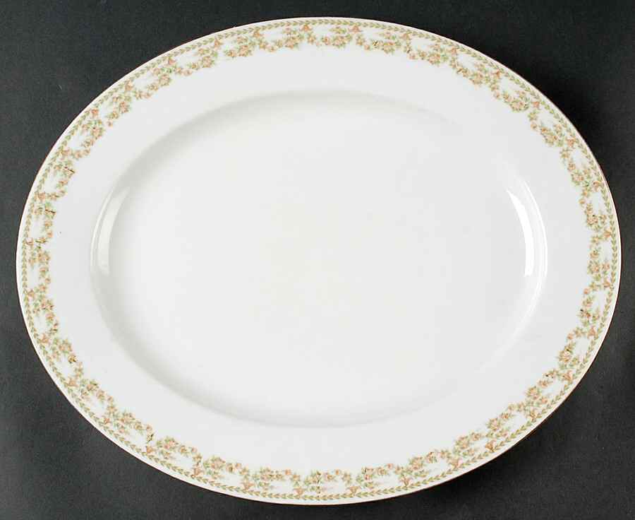 Newport 15" Oval Serving Platter by Tirschenreuth-1