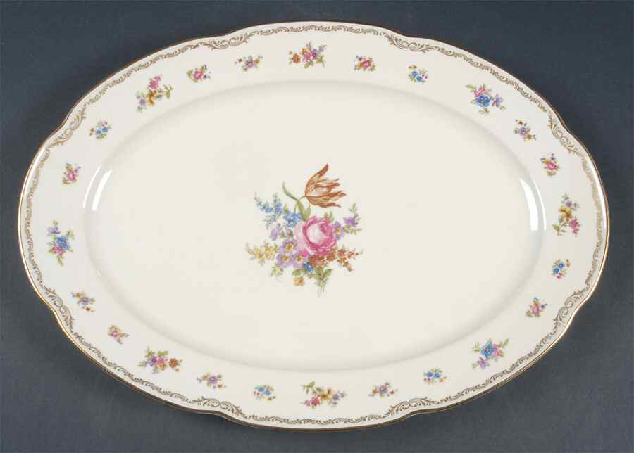 The Newton 15" Oval Serving Platter by Tirschenreuth-1