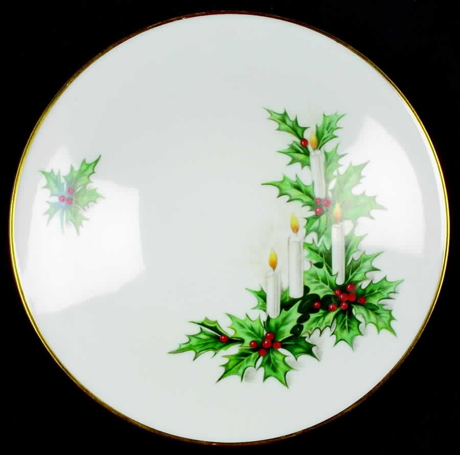Noel Pie/Dessert Plate by Tirschenreuth-1