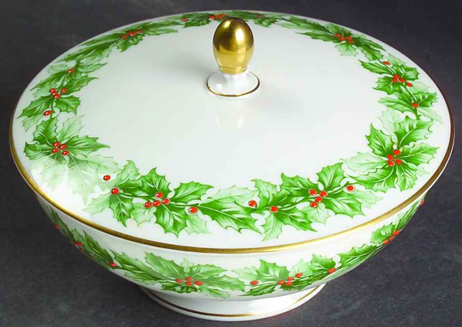 Noel Sugar Bowl & Lid by Tirschenreuth-1