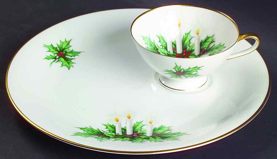 Noel Snack Plate & Cup Set by Tirschenreuth-1