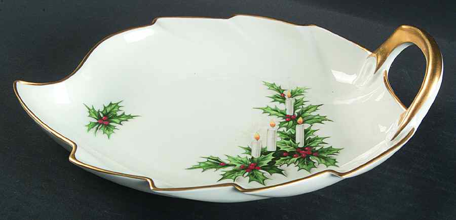 Noel Large Leaf Dish by Tirschenreuth-1