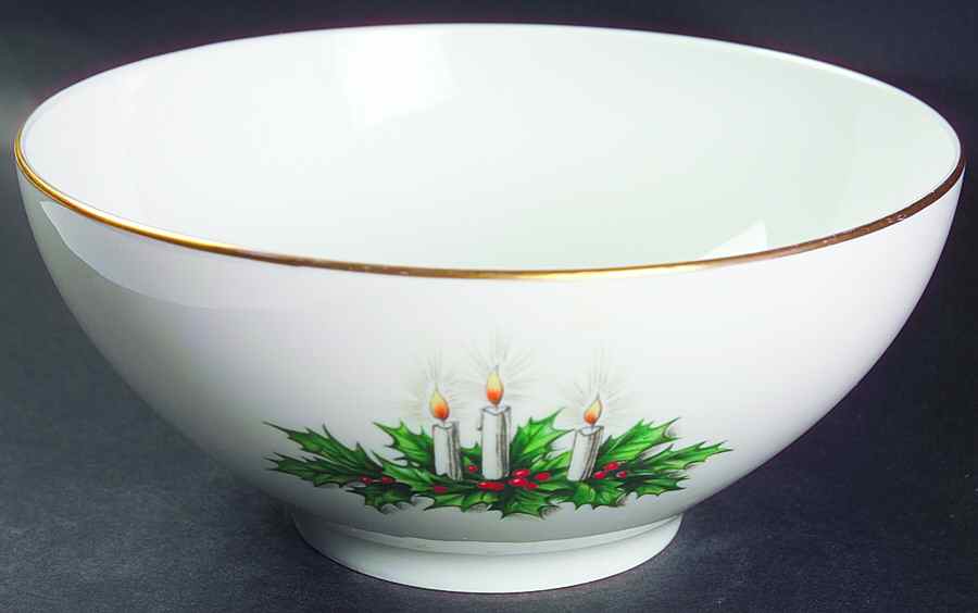 Noel 9" Salad Serving Bowl by Tirschenreuth-1