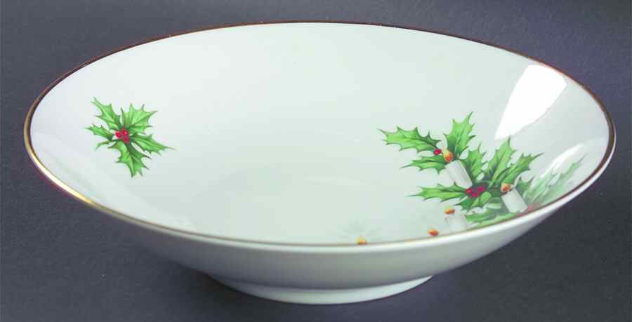 Noel 9" Round Vegetable Bowl by Tirschenreuth-1
