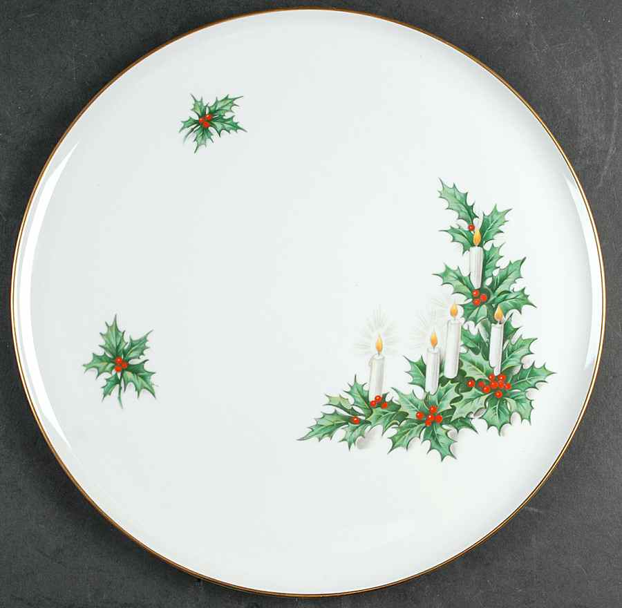 Noel 13" Chop Plate (Round Platter) by Tirschenreuth-1