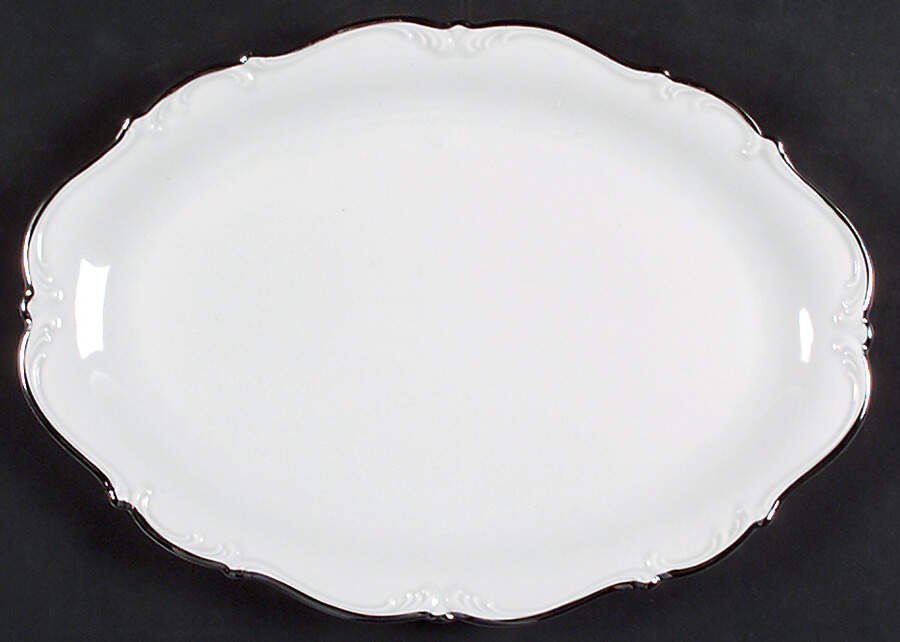 Normandy 12" Oval Serving Platter by Tirschenreuth-1