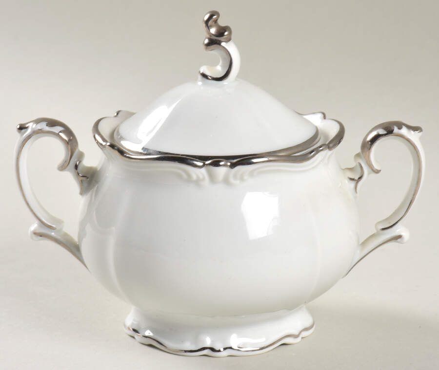 Normandy Sugar Bowl & Lid by Tirschenreuth-1