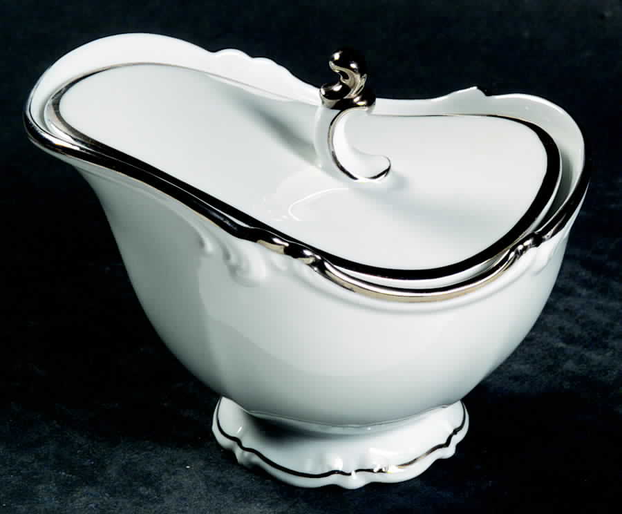 Normandy Sugar Bowl & Lid by Tirschenreuth-1