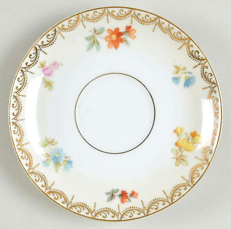 Old Meissen Saucer by Tirschenreuth-1