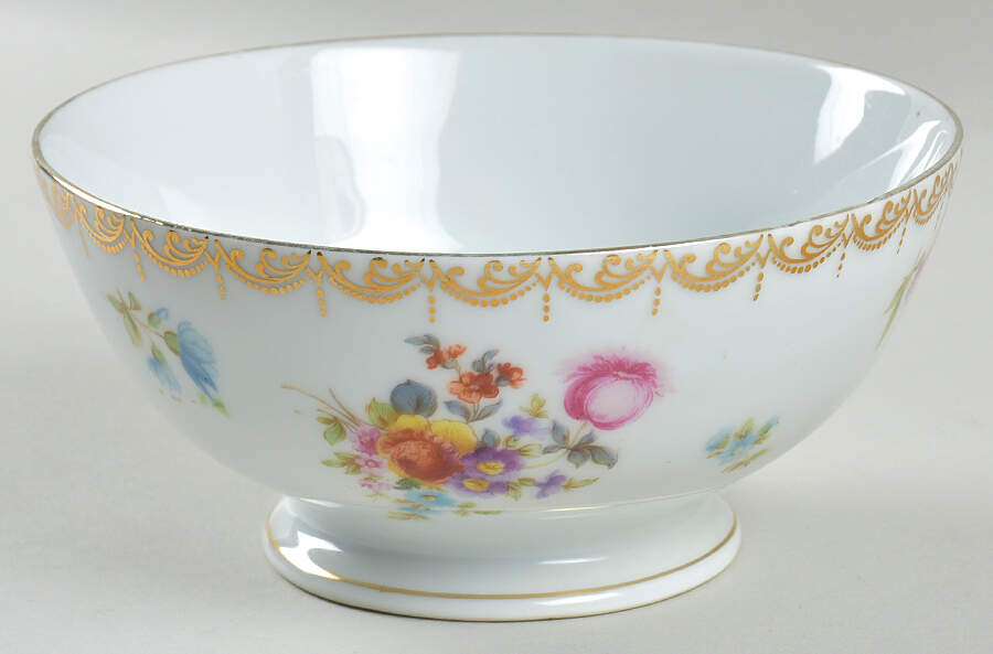 Old Meissen Cranberry Bowl by Tirschenreuth-1