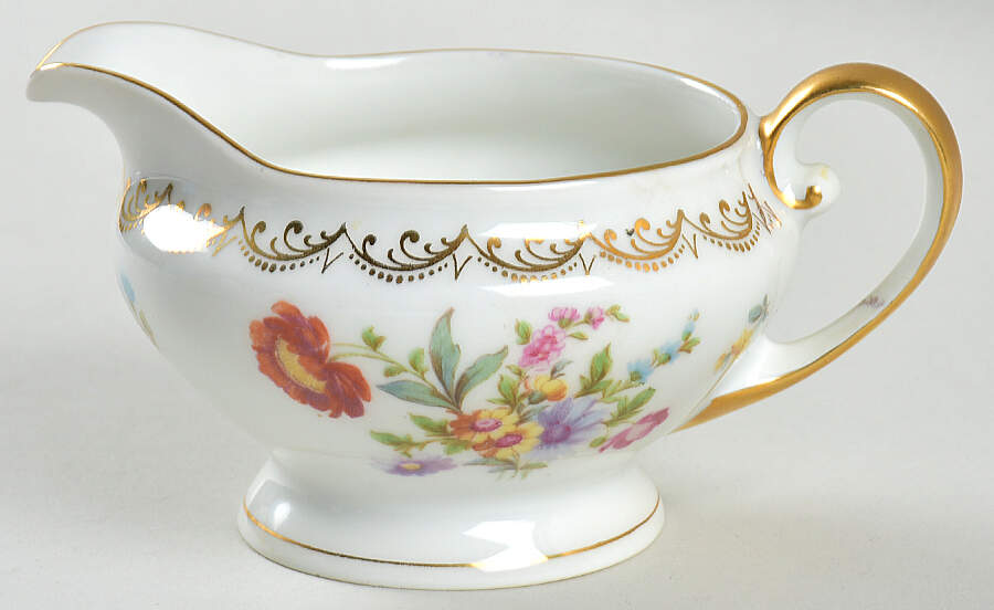 Old Meissen Creamer by Tirschenreuth-1