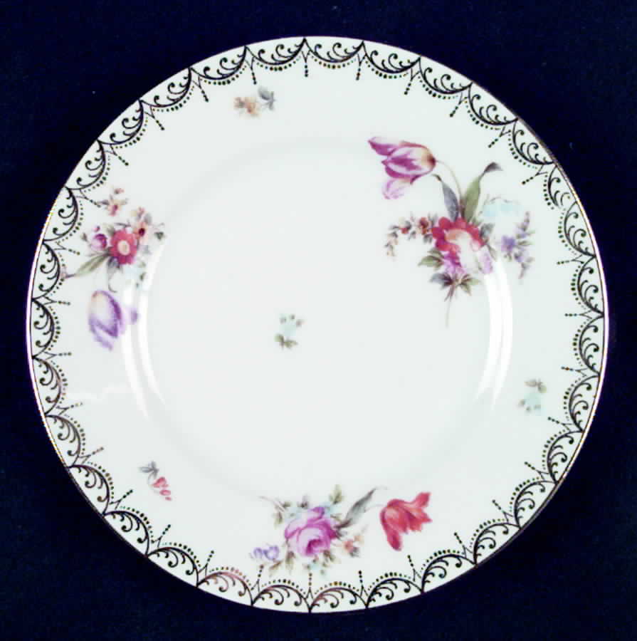 Old Meissen Dessert/Pie Plate by Tirschenreuth-1