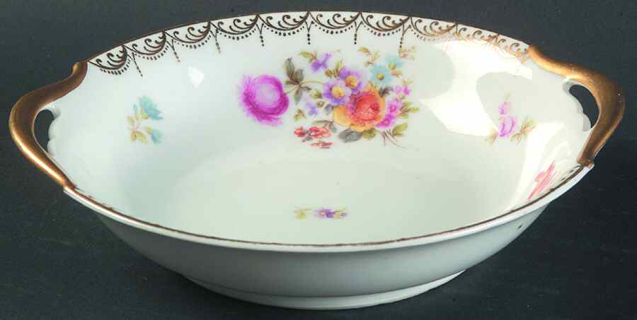 Old Meissen 2 Handle Bon Bon by Tirschenreuth-1