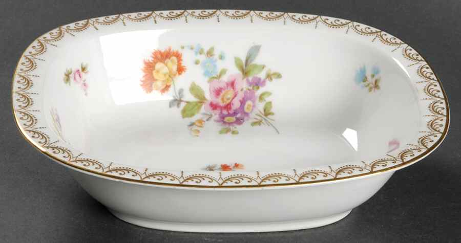 Old Meissen 8" Oval Vegetable Bowl by Tirschenreuth-1