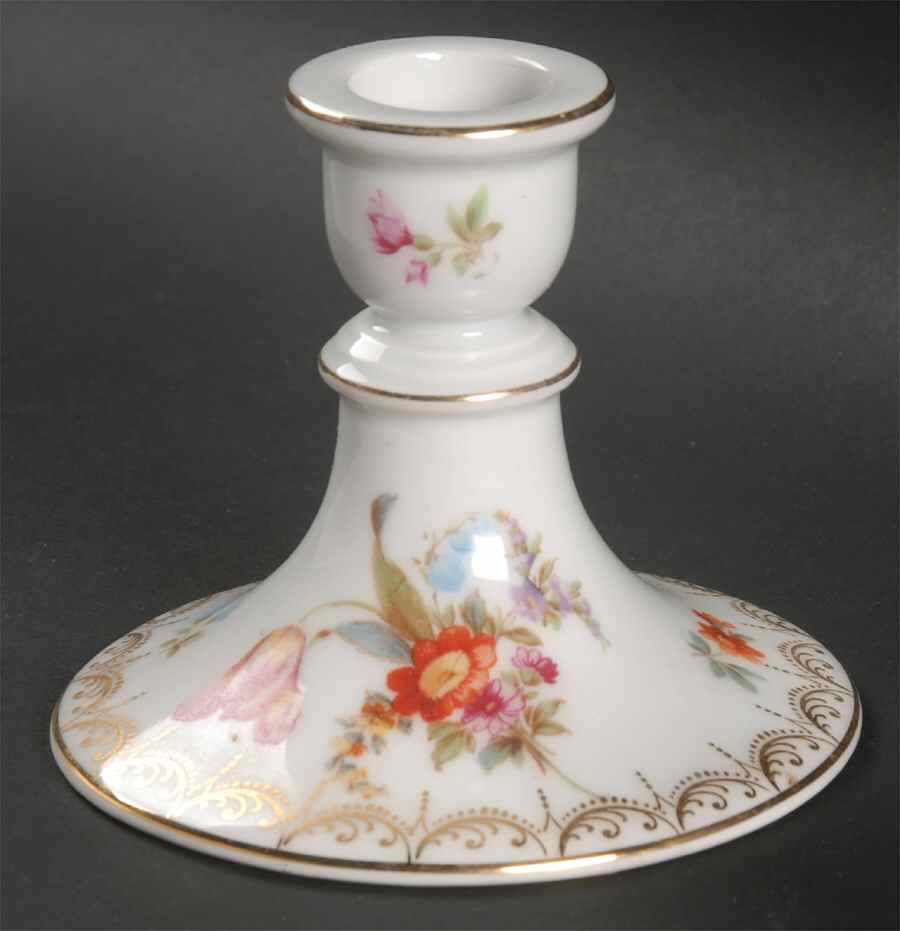 Old Meissen 3" Candlestick by Tirschenreuth-1