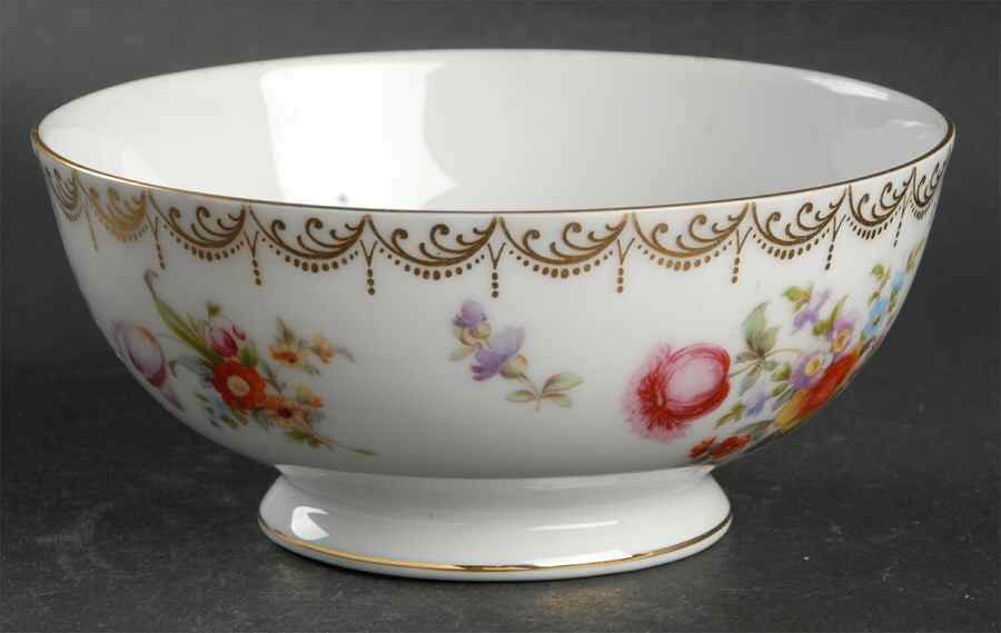 Old Meissen Cranberry Bowl by Tirschenreuth-1