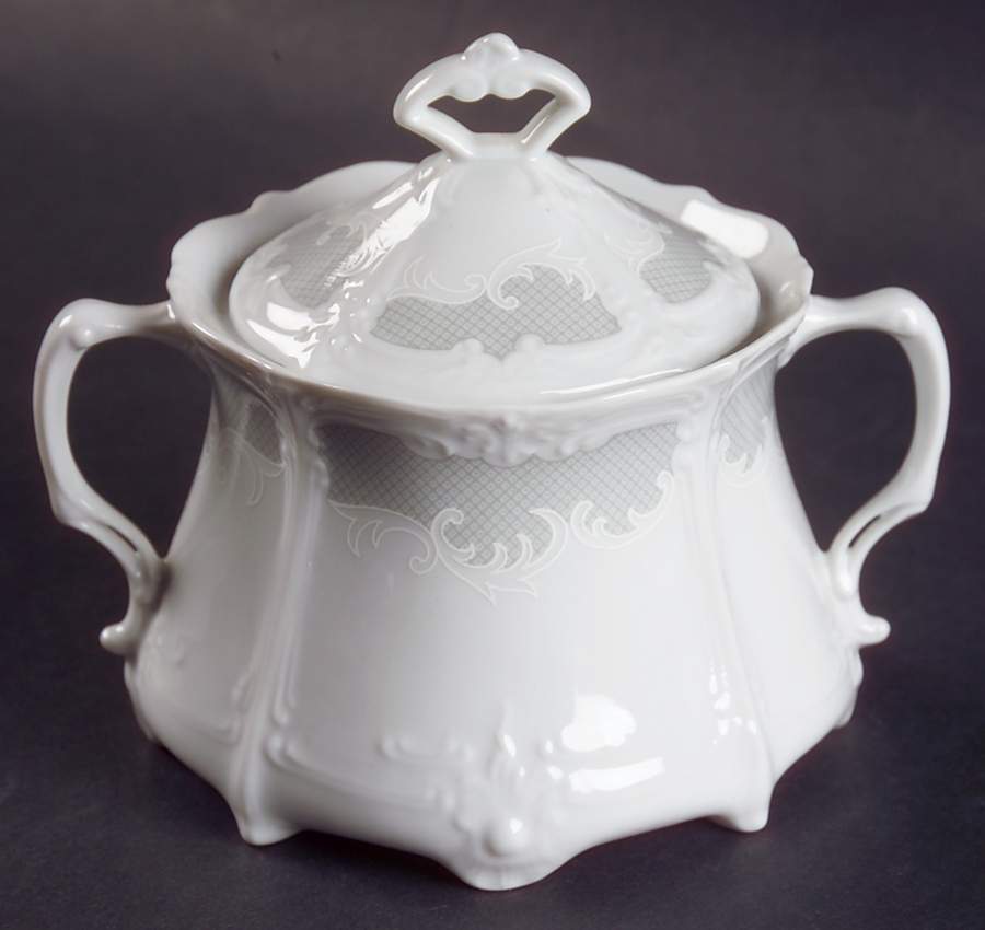 Orleans Sugar Bowl & Lid by Tirschenreuth-1