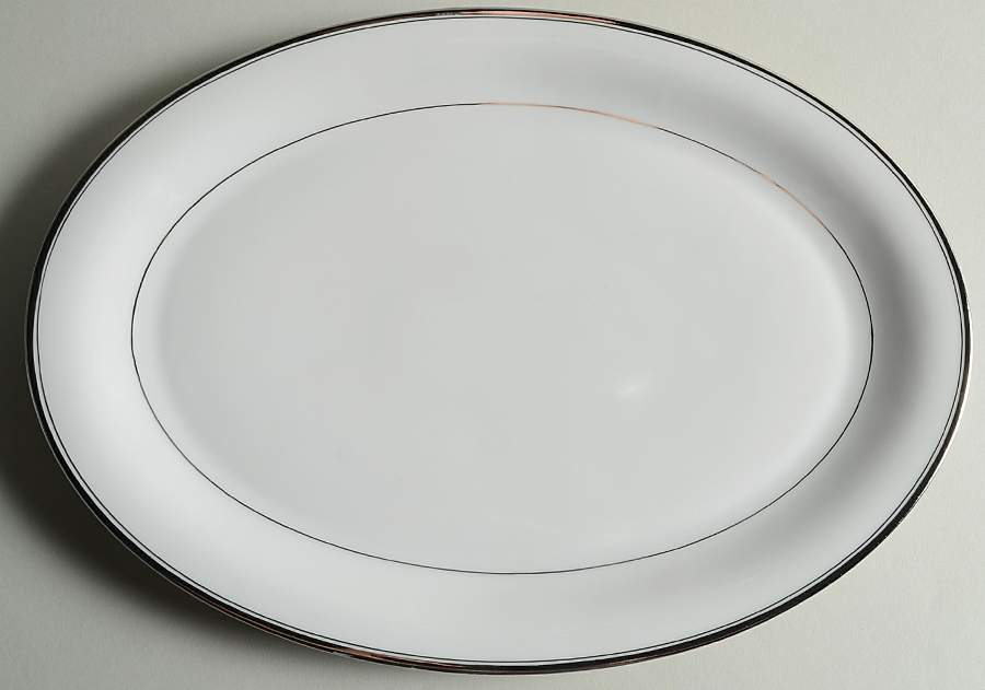 Plymouth 13" Oval Serving Platter by Tirschenreuth-1