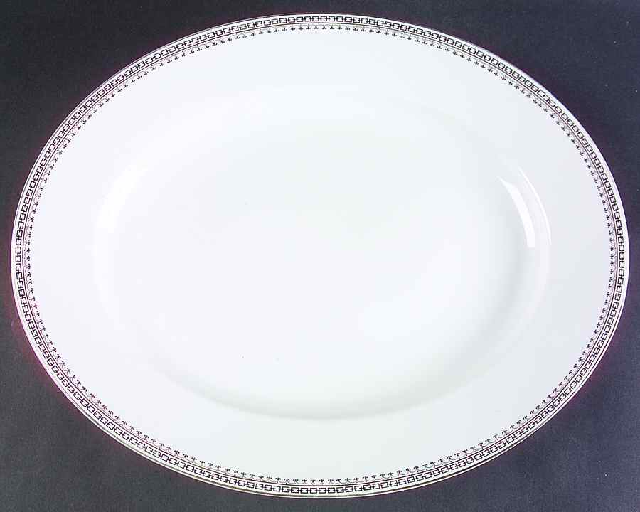 Portland 16" Oval Serving Platter by Tirschenreuth-1