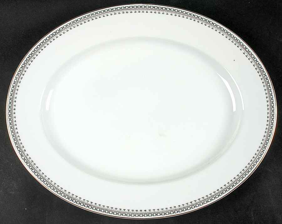 Portland 14" Oval Serving Platter by Tirschenreuth-1
