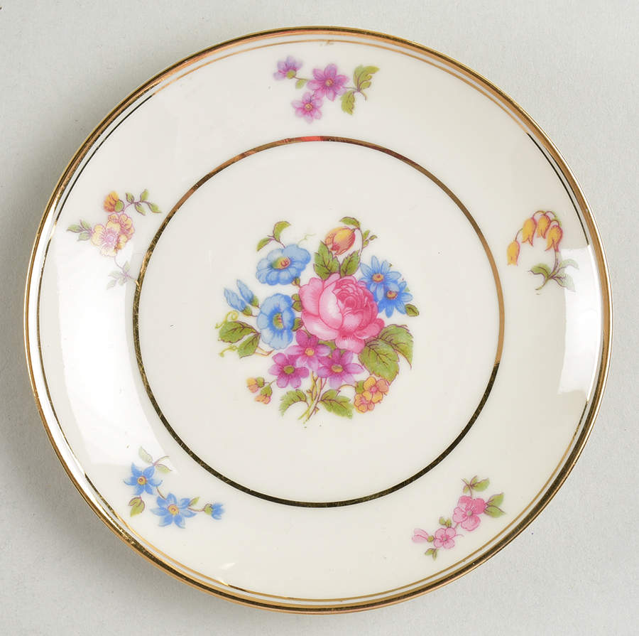 Queen's Rose Smooth #4416 Butter Pat by Tirschenreuth-1