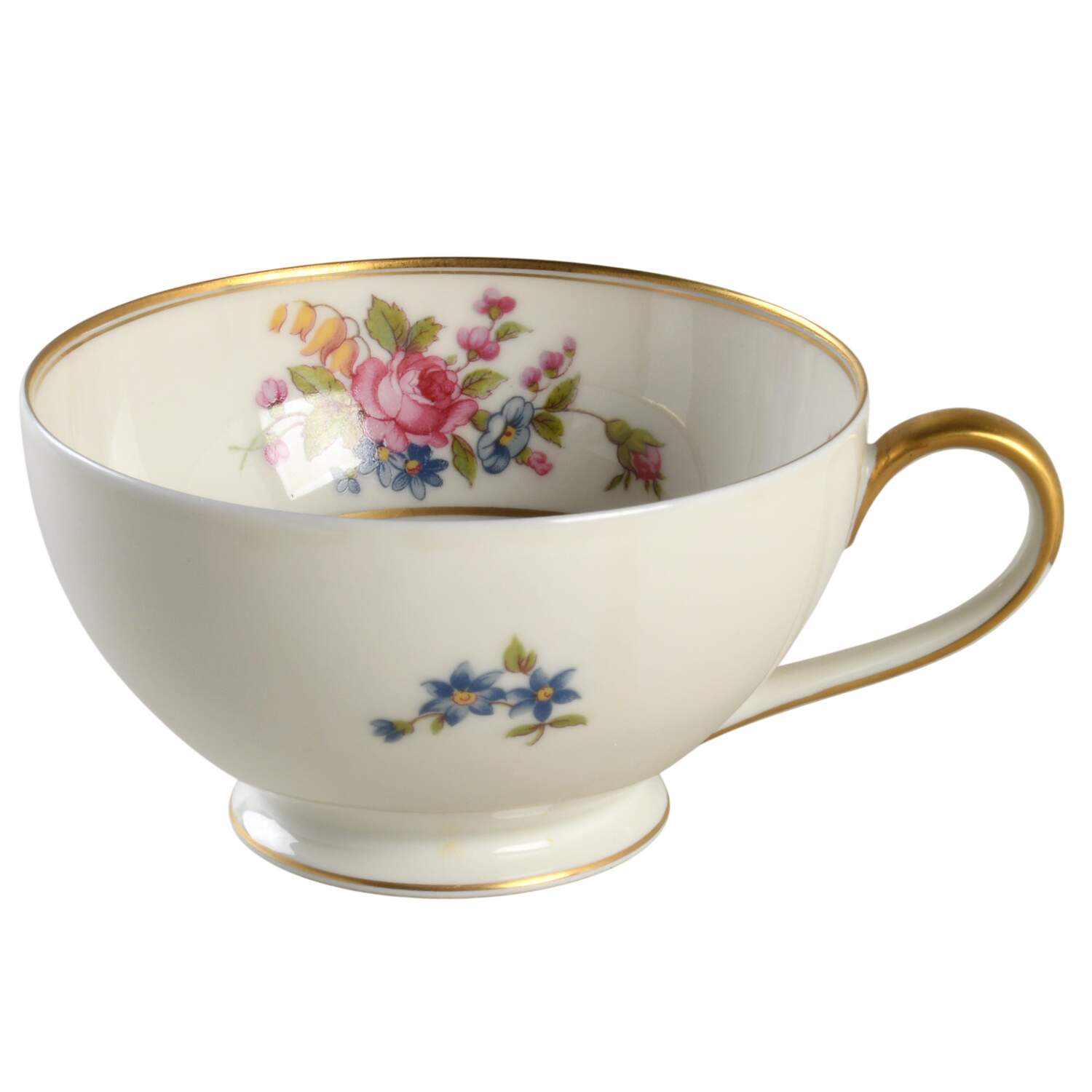 Queen's Rose Smooth #4416 Footed Cup by Tirschenreuth-1