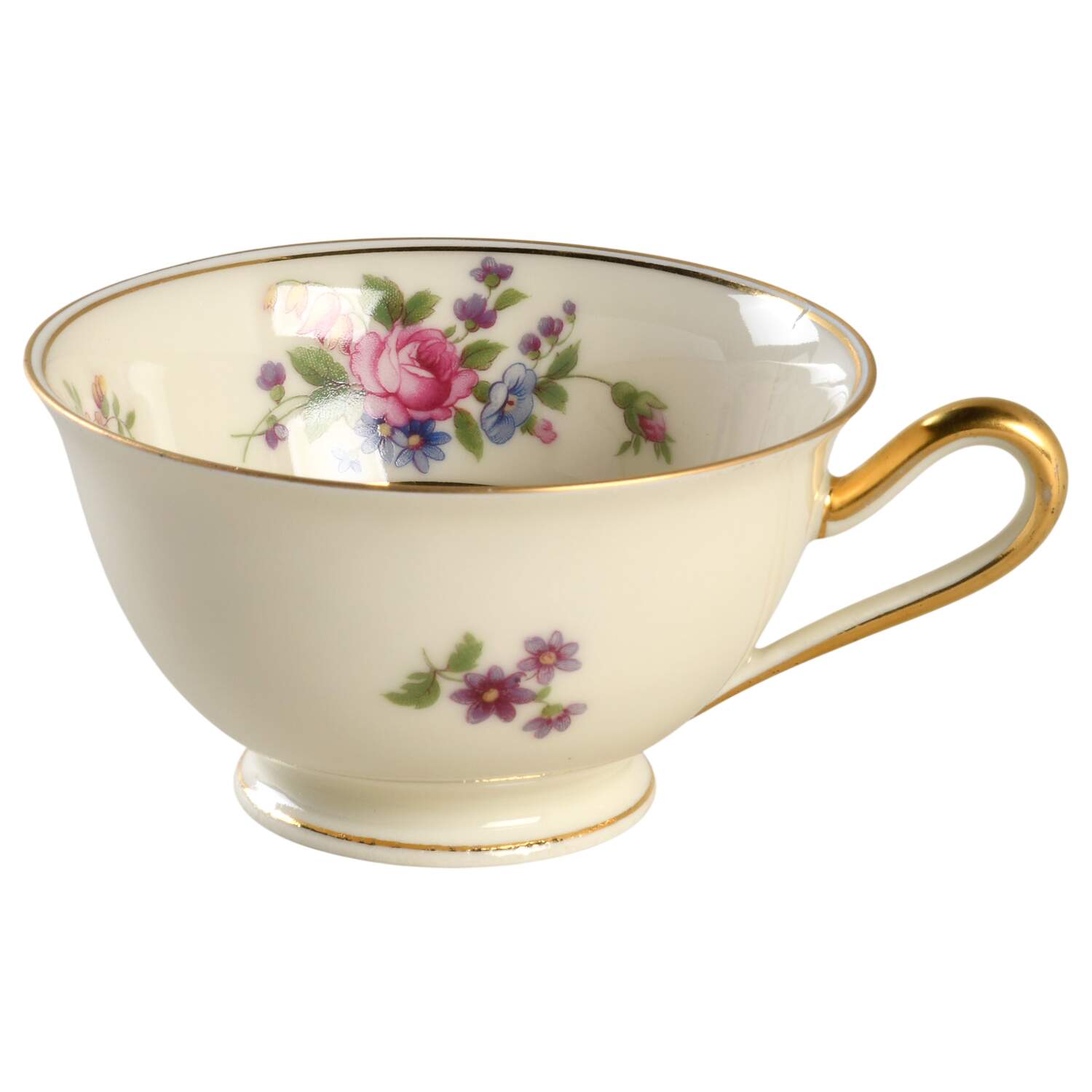 Queen's Rose Smooth #4416 Footed Cup by Tirschenreuth-1