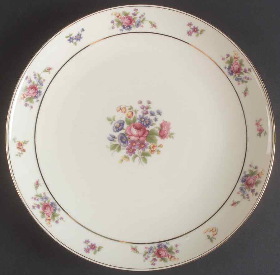 Queen's Rose Smooth #4416 12" Chop Plate (Round Platter) by Tirschenreuth-1
