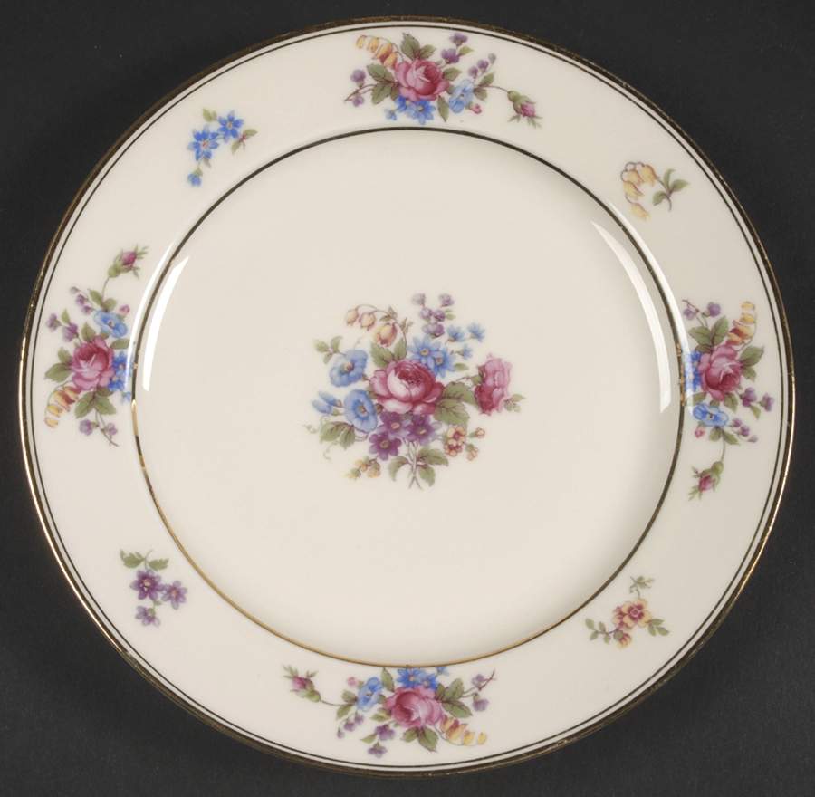 Queen's Rose Smooth #4416 Dessert/Pie Plate by Tirschenreuth-1