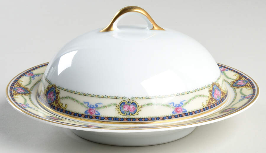 Raleigh Round Covered Butter by Tirschenreuth-1