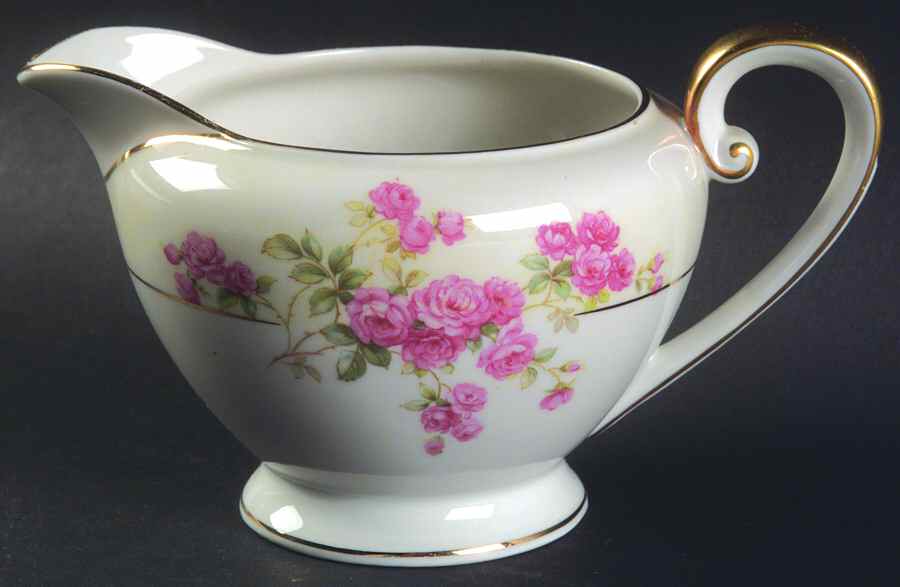 Rambler Rose Creamer by Tirschenreuth-1