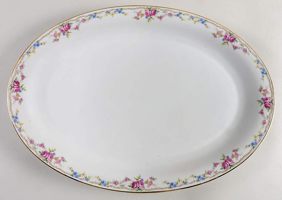 Richmond 15" Oval Serving Platter by Tirschenreuth-1