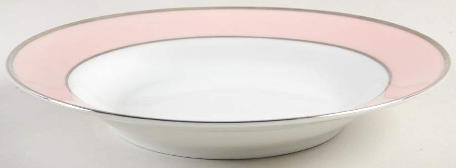 Rose Du Barry Rim Soup Bowl by Tirschenreuth-1