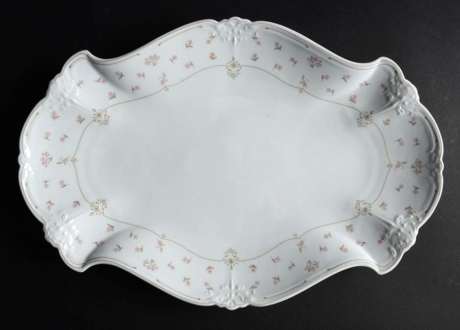 Royal Rouge 13" Oval Serving Platter by Tirschenreuth-1