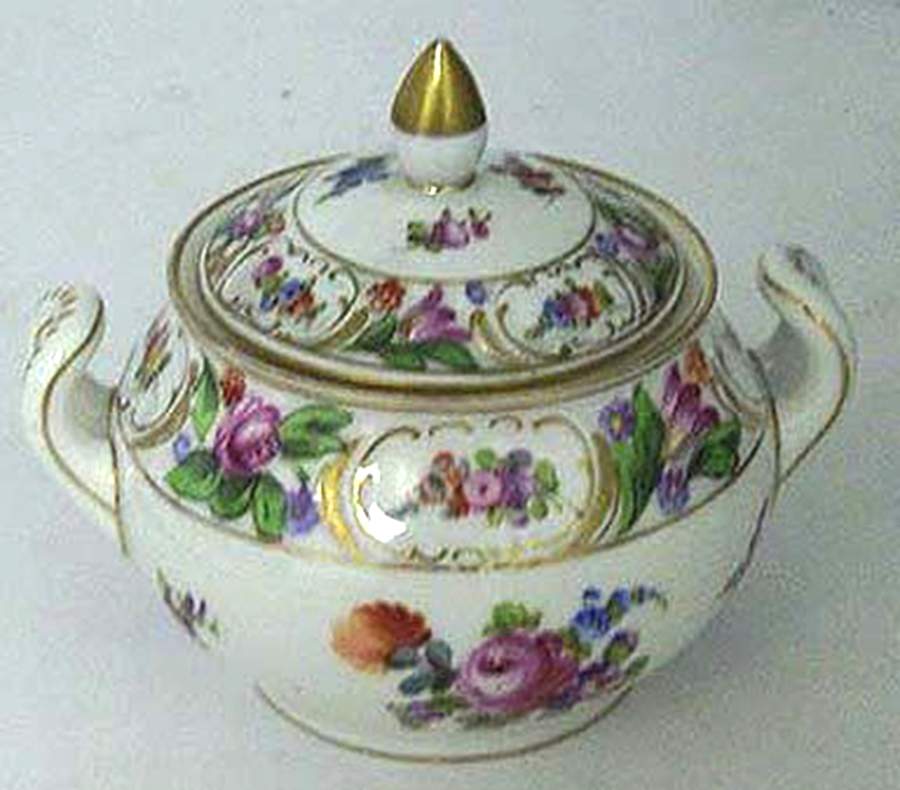 Rosepoint Sugar Bowl & Lid by Tirschenreuth-1