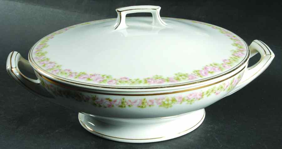 Rosedale Round Covered Vegetable by Tirschenreuth-1