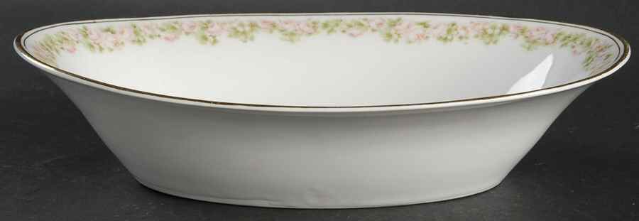 Rosedale 10" Oval Vegetable Bowl by Tirschenreuth-1