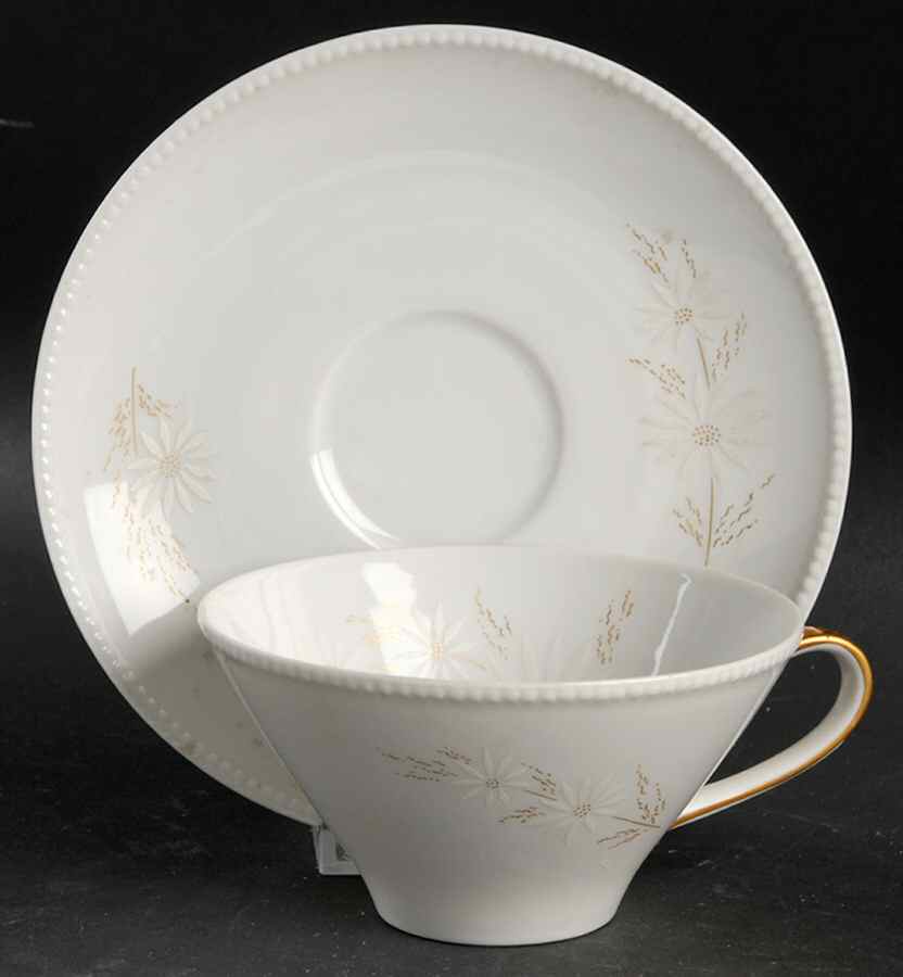 Shasta Flat Cup & Saucer Set by Tirschenreuth-1