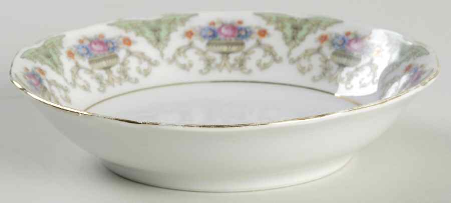 The Shannon (White Border) Fruit/Dessert (Sauce) Bowl by Tirschenreuth-1